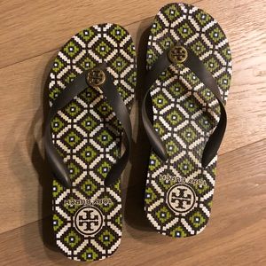 Tory Burch flip flops wedges